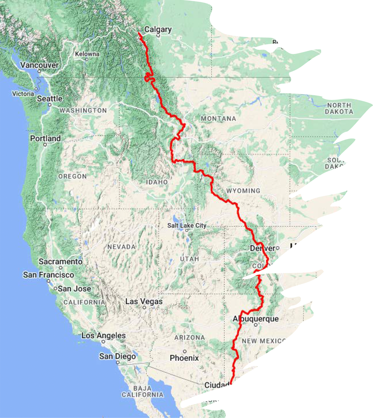 North America Route - Great Divide