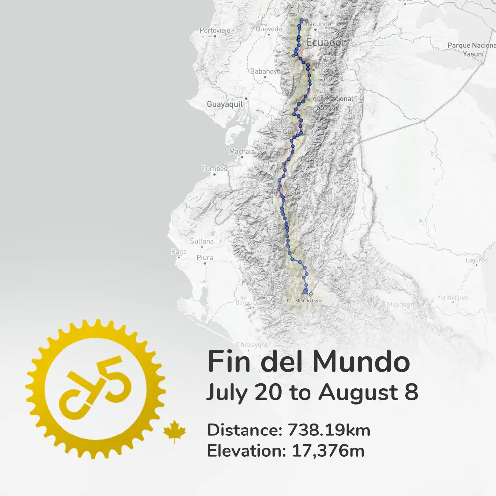 Fin del Mundo July 20 to August 8